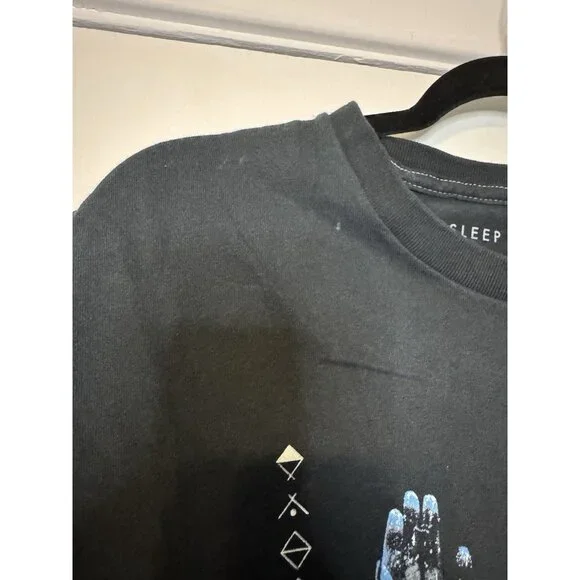 Sleep Token Vessel Hands Tiedye T-Shirt Size Large Black Blue - Picture 3 of 8